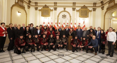 საქართველოს პრეზიდენტმა კულტურის სფეროს წარმომადგენლები საქართველოს სახელმწიფო ჯილდოებით ბრწყინვალებისა და ღირსების ორდენებით დააჯილდოვა