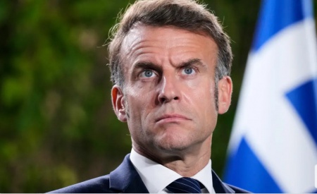 "ემანუელ მაკრონის გაჭირვება: ამბიციური პოლიტიკური ვუნდერკინდის დაცემა" -Allgemeine Zeitung