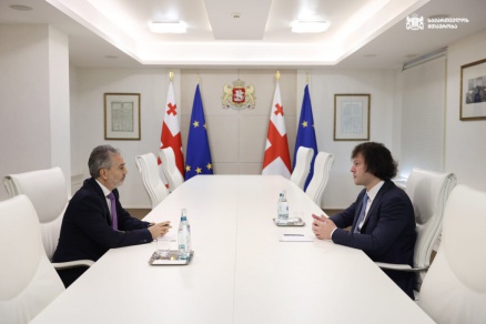 ირაკლი კობახიძე საქართველოში ისრაელის სახელმწიფოს ახლად დანიშნულ ელჩს, ვალიდ აბუ ჰაიას შეხვდა