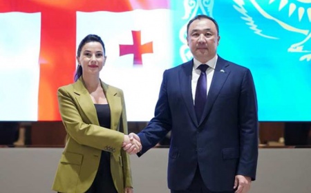 მარიამ ქვრივიშვილი: „ყაზახეთში ვიზიტის ფარგლებში განსაკუთრებული ყურადღება გამახვილდა ანაკლიის ღრმაწყლოვანი პორტის მნიშვნელობაზე არა მარტო საქართველოსთვის, არამედ შუა დერეფნის ქვეყნებისთვის"
