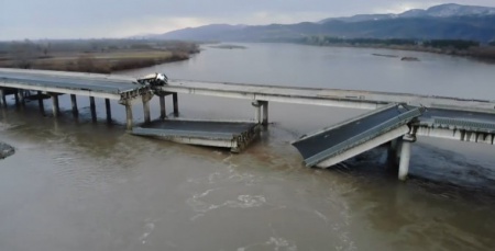 სამტრედია-გრიგოლეთის ჩანგრეული ხიდის საქმეზე 16 მლნ ლარის გაფლანგვის ბრალდებით 5 პირი დააკავეს